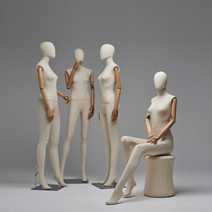 Matte White Female Mannequin Full Body,half Body Women Mannequin  Torso,plate Silver Gold Head Hand,hat Jewelry Clothing Display Dress Form 