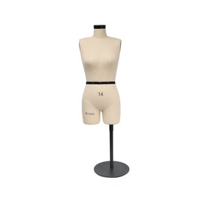 Dress form De-Liang Mannequin Fiberglass Tailor Fitting Drapping Sewing Mannequin Beige  necklace display for jewelry counter