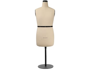 Half Scale Male Dress Form: 1/2 Scale Suit Dummy, adjustable height,48cm