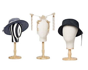 Mannequin femme HeadHead moule support de chapeau support chapeau présentoir Perruque modèle perruque style ancien accessoires de coiffure Non insérable