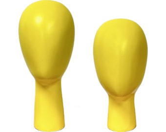 Massivholz Hand Kopf Modell, Gelb Echt Holz Display Mannequin Kopf Form für Hut Sonnenbrillen Fenster Requisiten 36cm 31.5cm, 5 Farben erhältlich