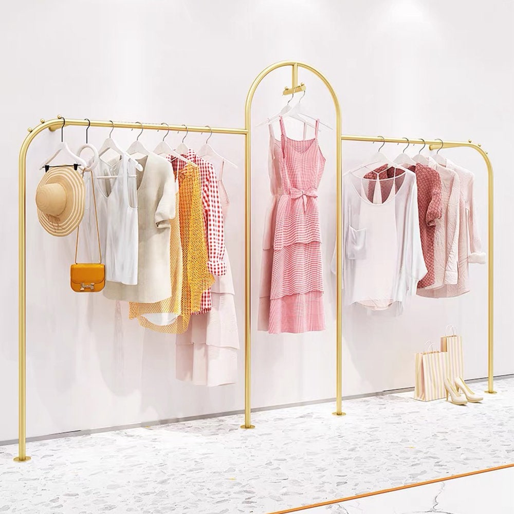 Curved Clothing Rack Etsy