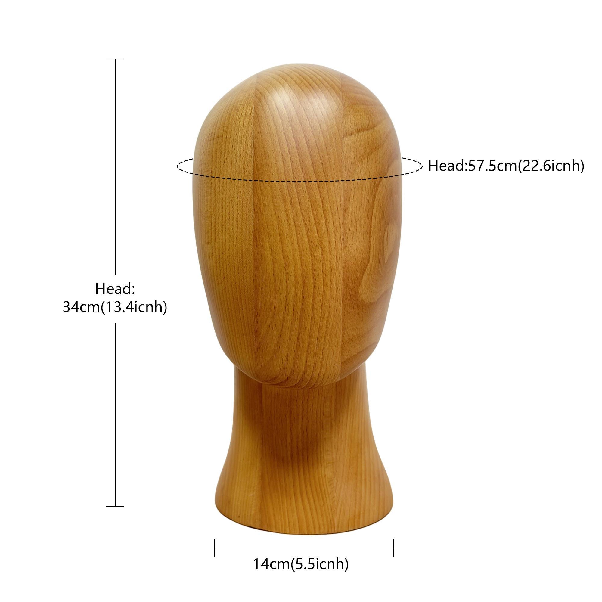 HEAD MANNEQUIN DISPLAY マネキンヘッド ⭐︎未使用品⭐︎ Beech Wood Mannequin Head: Hat & Glasses Display - Etsy