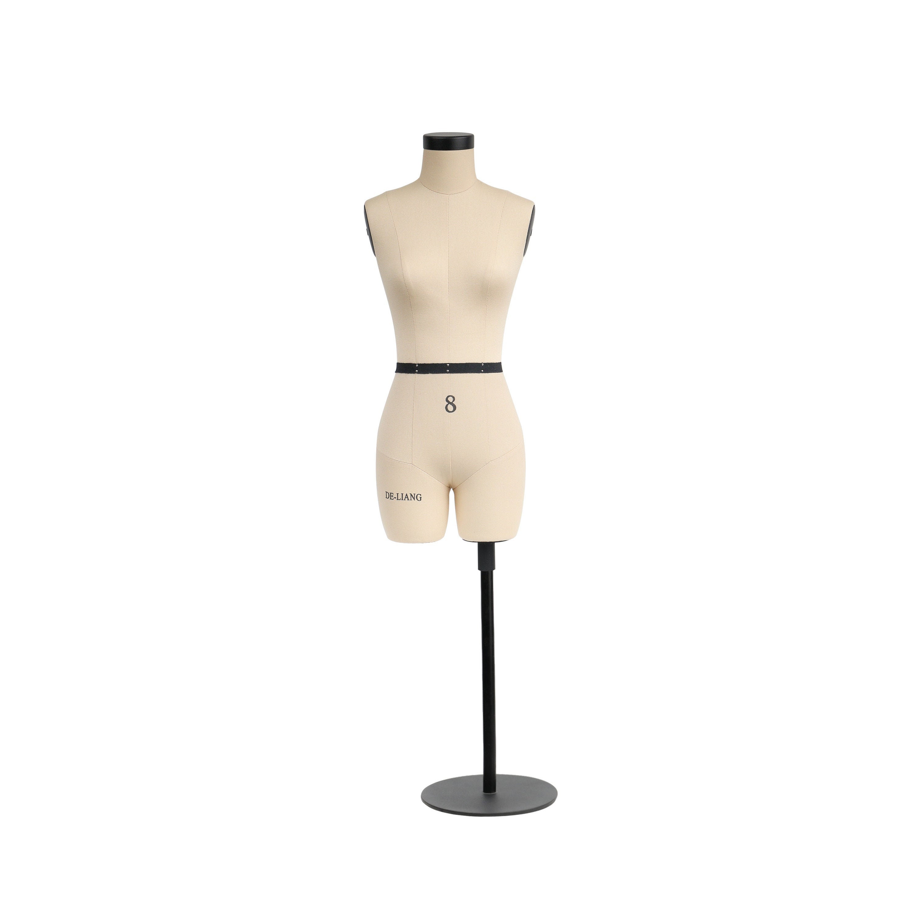 Clear Female Mannequin Torso w/ Flange