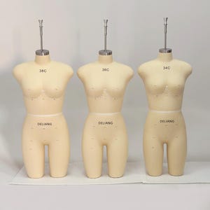 Kvinnlig BH-form, rullande bas, storlekar 34C-42D