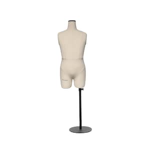 Dress form De-Liang Mannequin Fiberglass Tailor Fitting Drapping Sewing Mannequin Beige  necklace display for jewelry counter