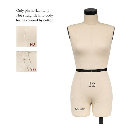 DL262 Size 6-8-10-12-14-16 Half Scale Dress Form, Mini Sewing