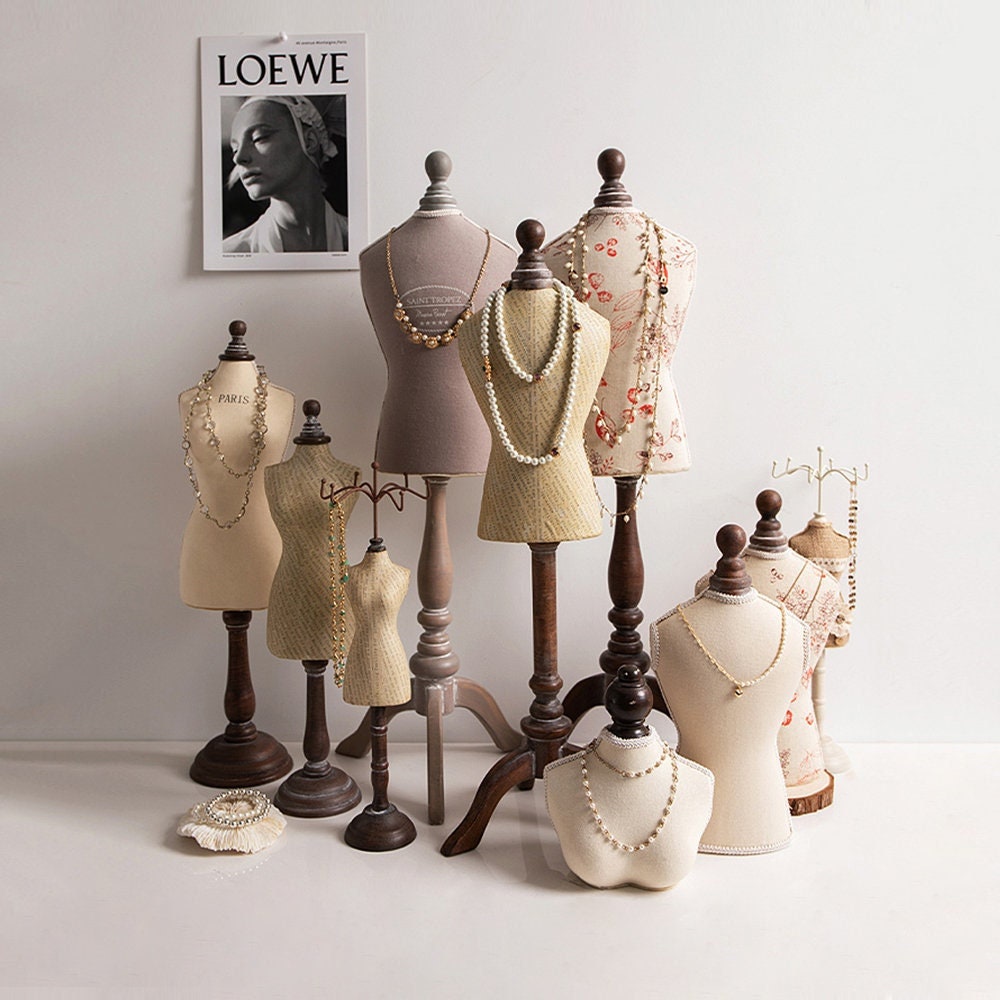 Mannequin Store Display, Vintage 26 inch Decoupaged Mannequin, Vintage