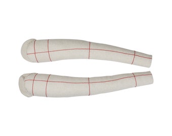 Half Scale Mannequin Arms: Female Male Cotton Dress Form, Fully Pinnable (30 & 32.5cm)