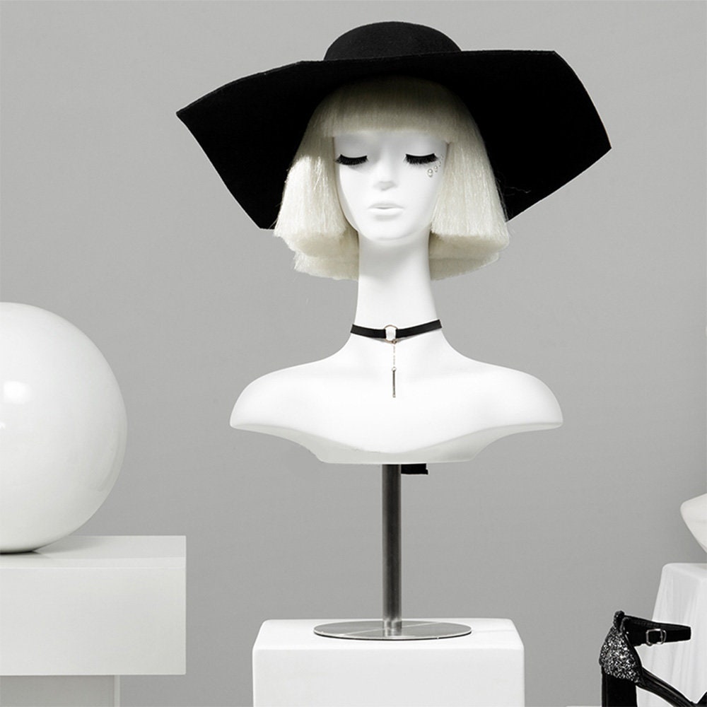 Luxury White Mannequin Head, Wig Hat Stand,female Headpiece  display picture 2