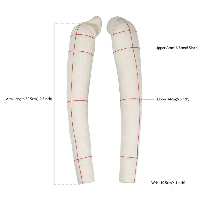 DE-LIANG Half Scale Mannequin Arm Female Male Cotton Soft | Etsy