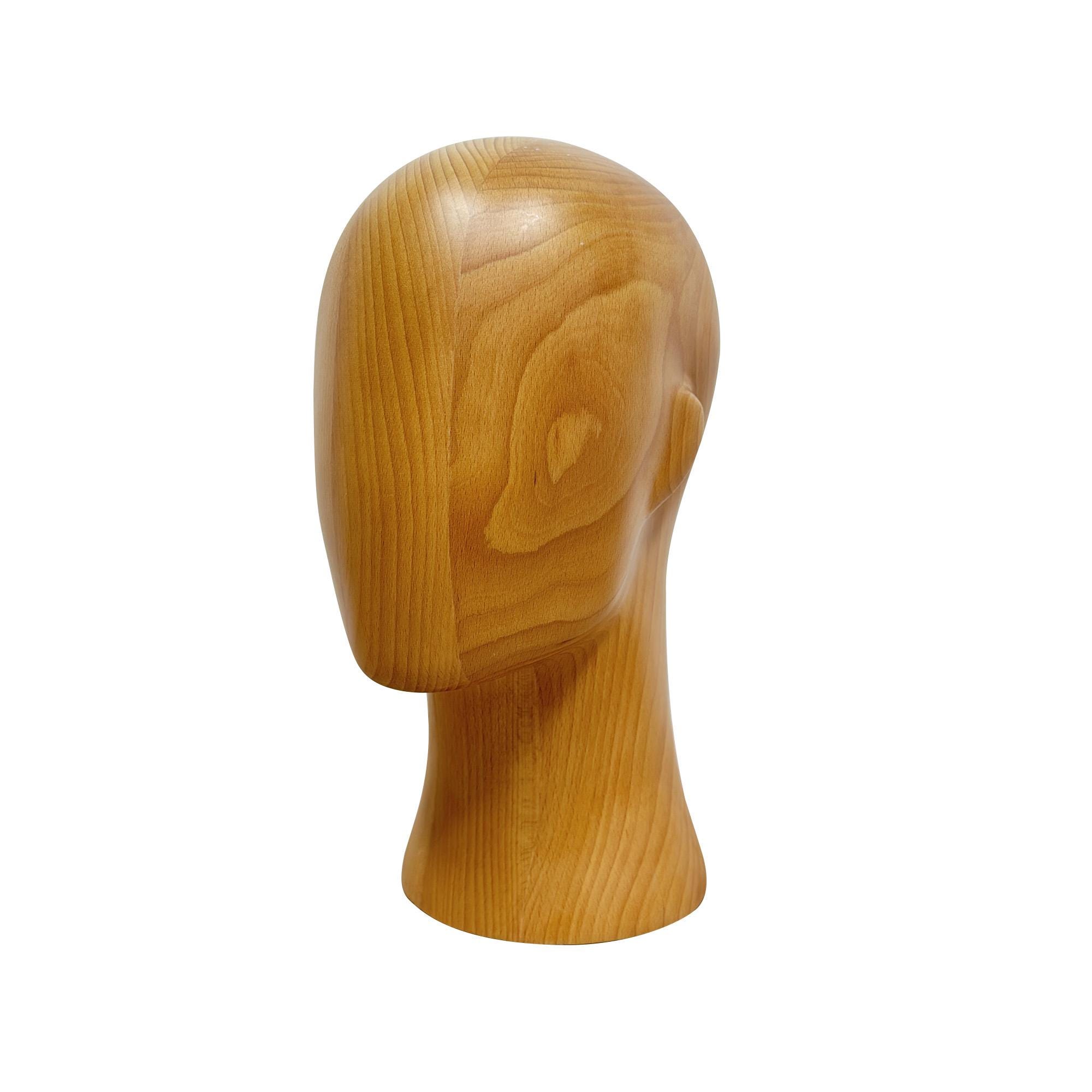 Beech Wood Mannequin Head: Hat & Glasses Display - Etsy