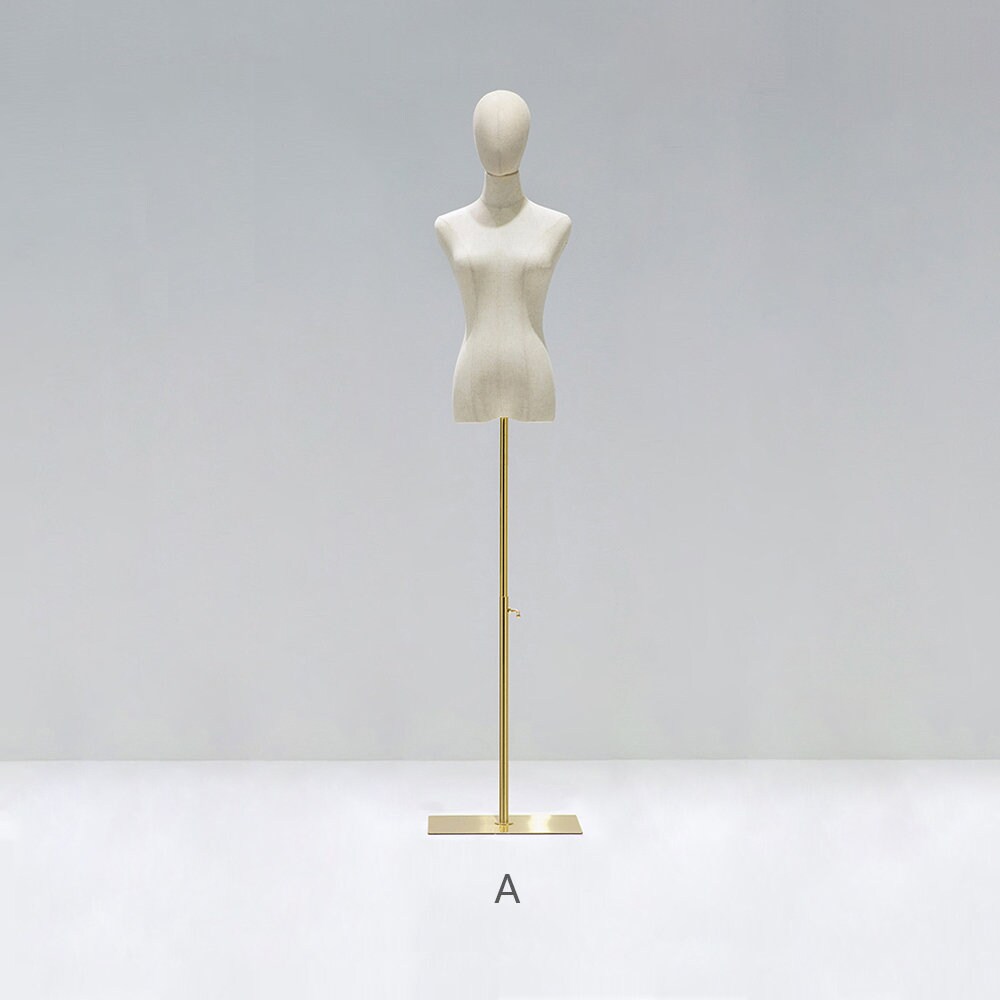 Adjustable Height Canvas Female MannequinHalf Body Mannequin Etsy