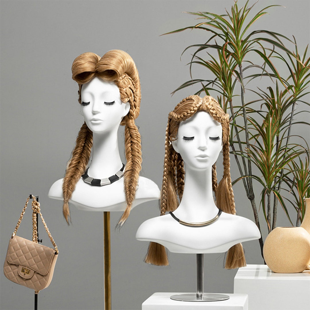 30cm Wig Display Stand Mannequin Dummy Hat Head Cap Hair Holder
