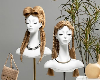 Women\'s mannequin hat wig or jewelry display with platinum mirror teeth $_57.JPG?set_id=880000500F main image 4