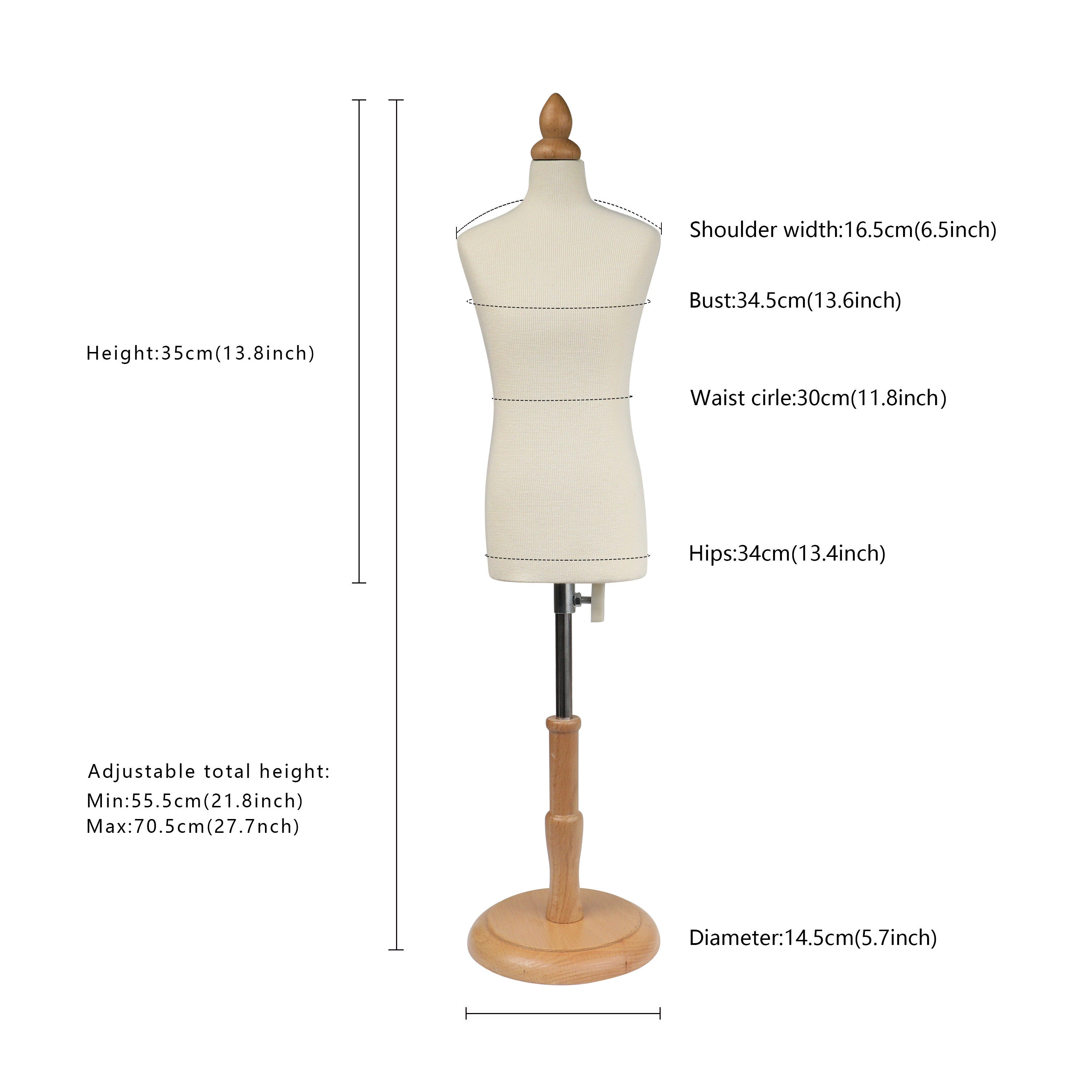 white christmas dresses Half Body Female Display Dress Form Mannequin,Black Linen Mannequin To –  JELIMATE main image 1