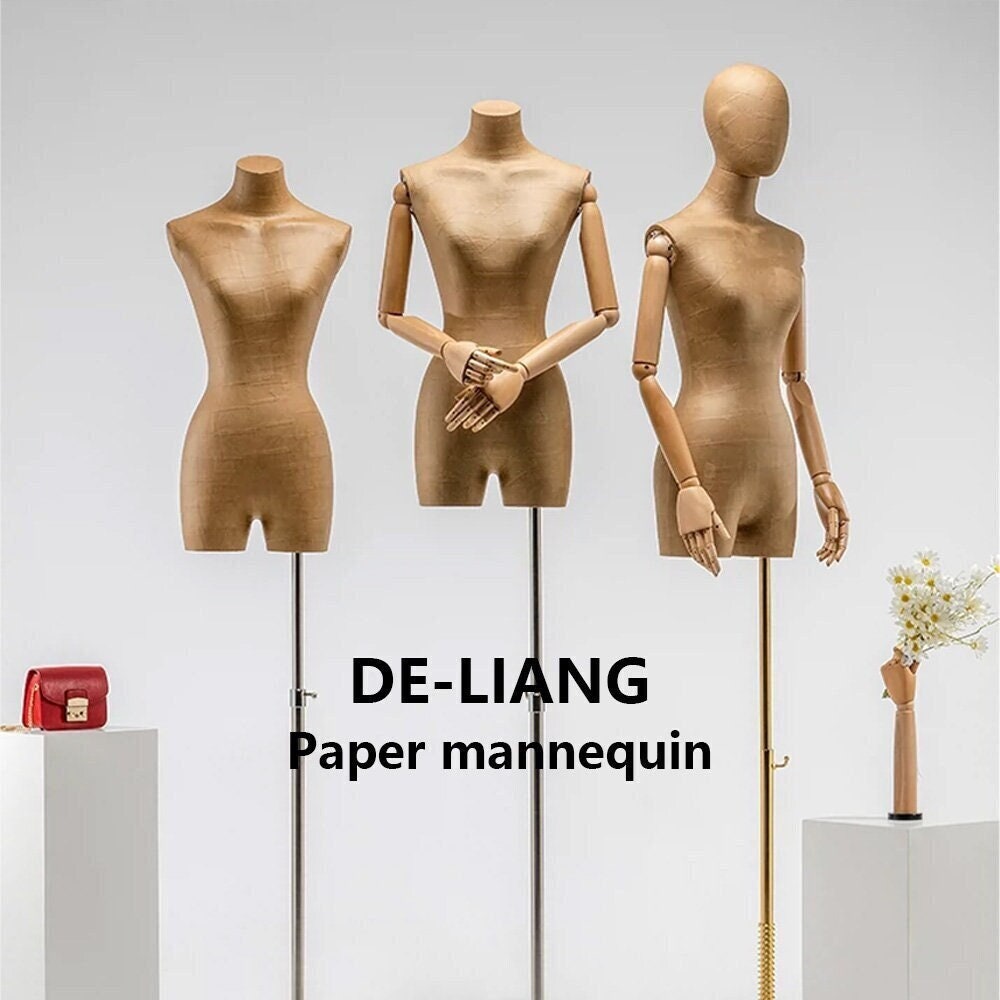 DE-LIANG Luxury Kids Mannequin with Wooden Arms, Display Painting Sitt –  De-Liang Dress Forms