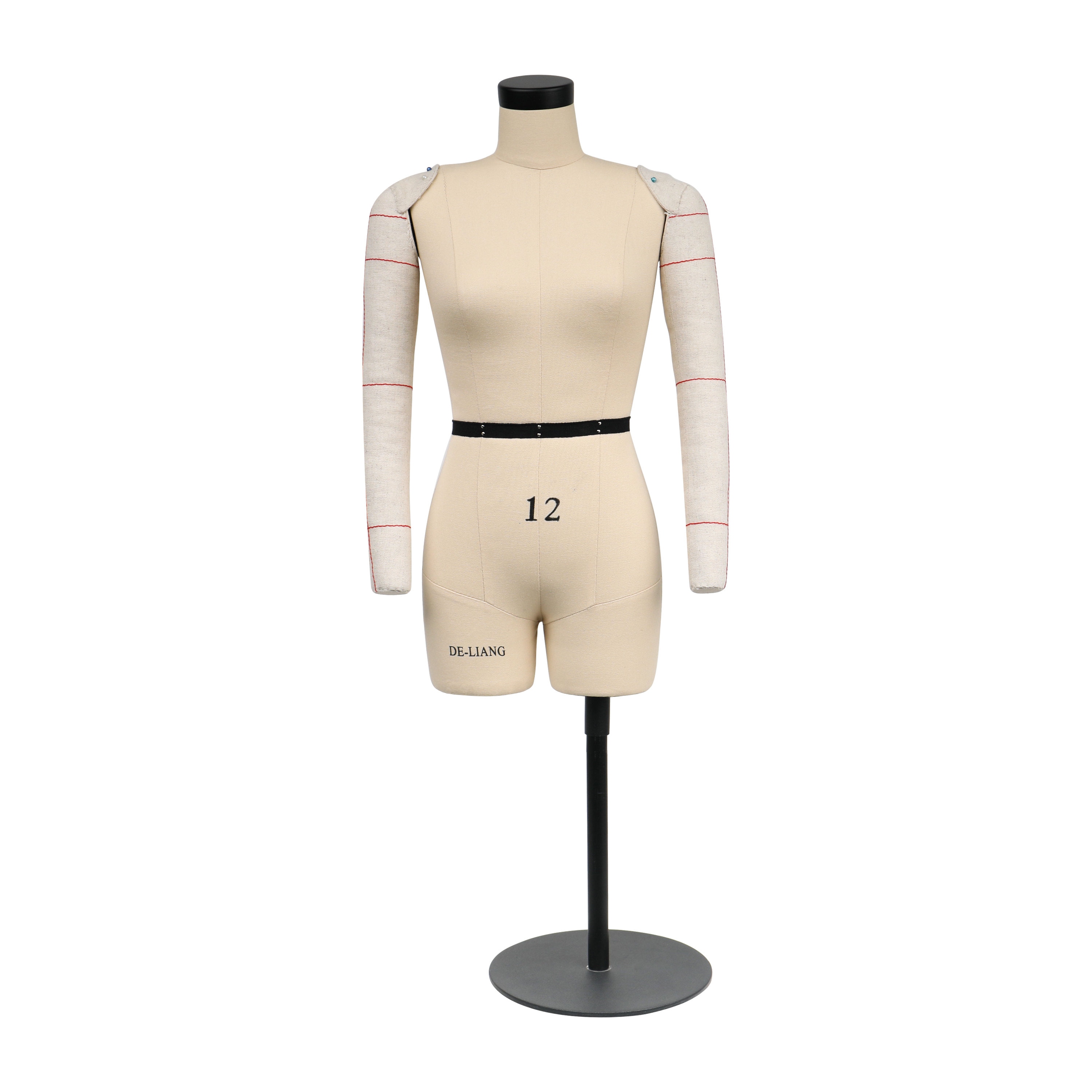 Half Scale Dress Form Dressmaker Dummy Voor Patroon Draping Miniatuur Kleermaker Mannequin Naaien Dressform 1/3 a