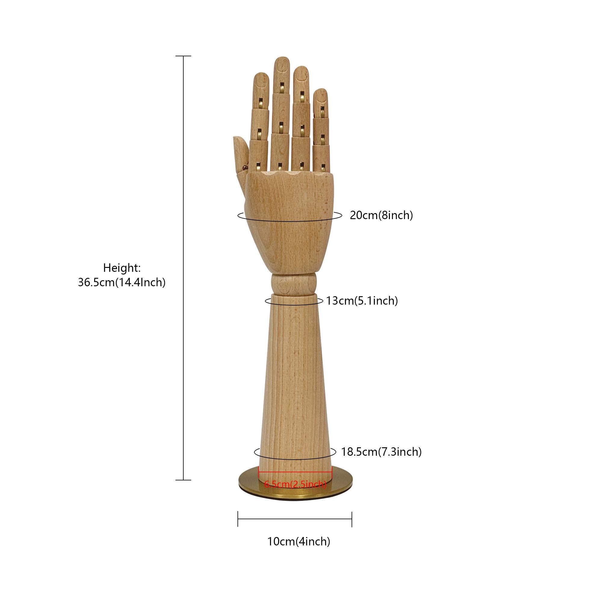 Künstler Handmodell Aus Holz - Verstellbares Zeichenmodell 18cm