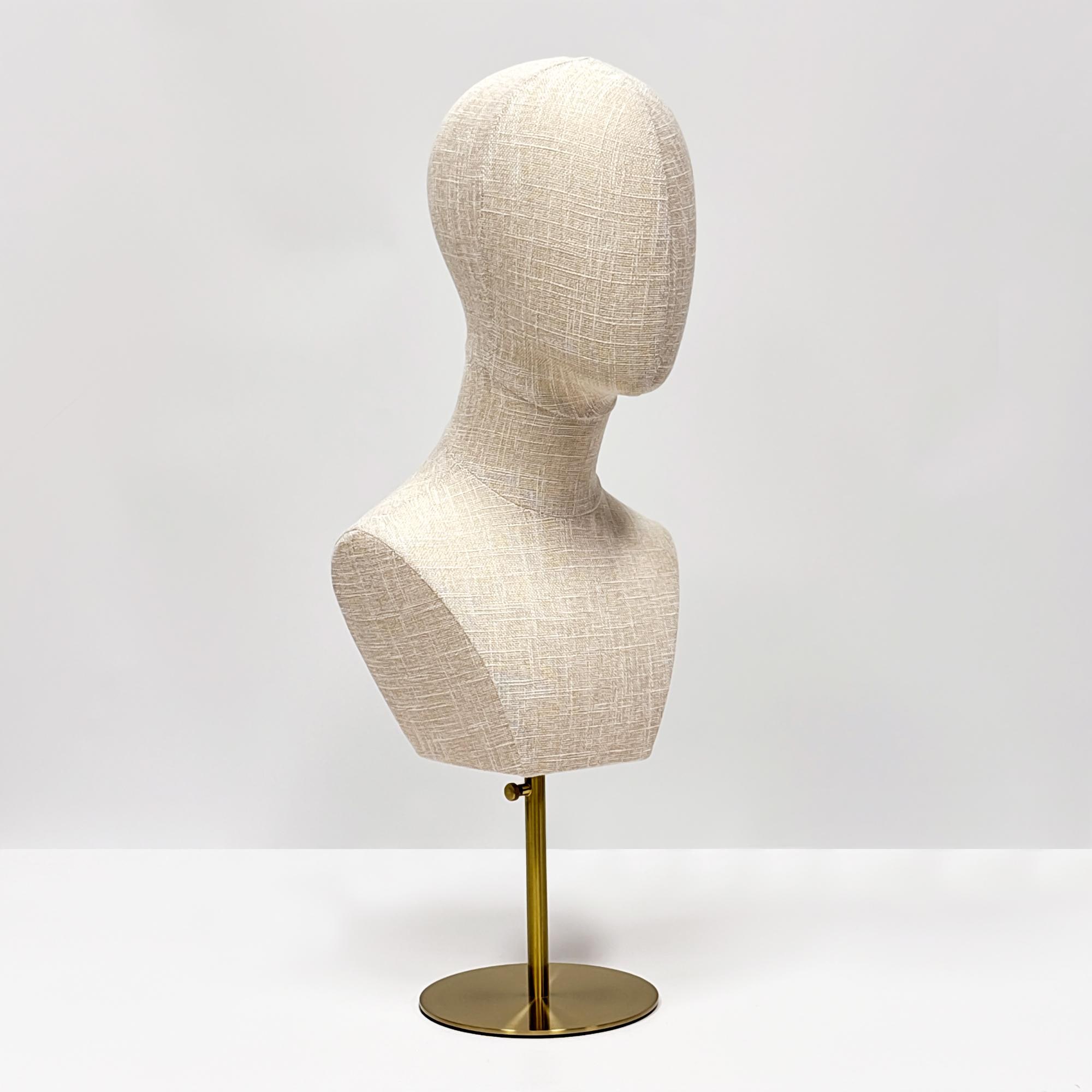 Stunning custom made mannequin bust wig, jewelry or hat display model Hat Display Bust - Etsy main image 3