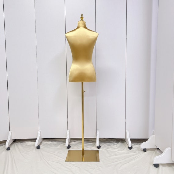 Black Child Mannequin Torso & Toddler Mannequin Forms Set With Metal Stands For Table Top Or Hanging