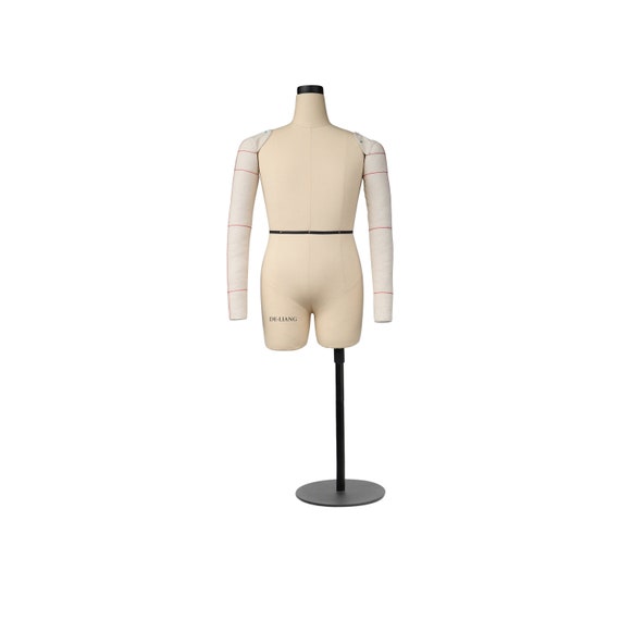 Maniquíes de costura masculinos – Maniquí para hombre adulto, modelo  maniquí de torso blanco de medio cuerpo, altura ajustable, para estudiantes