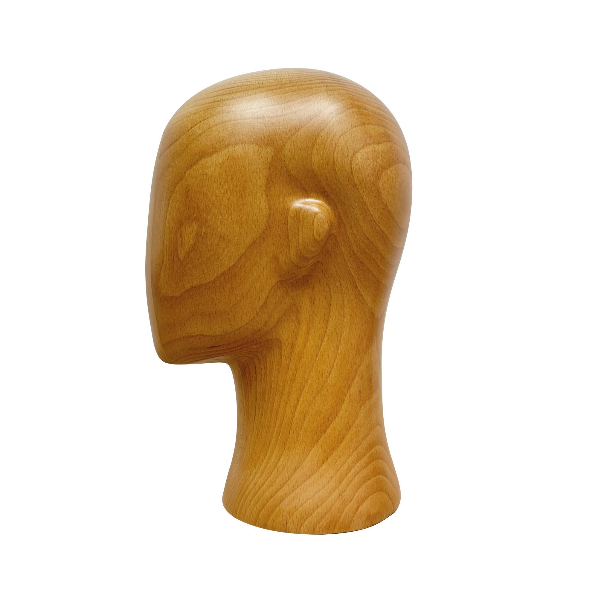 Beech Wood Mannequin Head: Hat & Glasses Display - Etsy