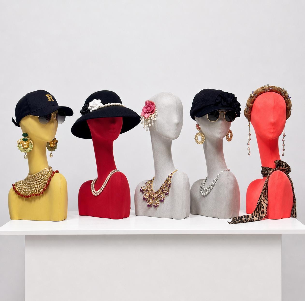 Blue glass mannequin head - Etsy 日本