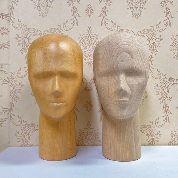 Male Face Styrofoam Mannequin Head, Size: 11, Beige