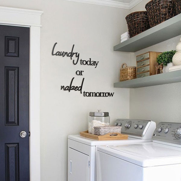 Laundry Room Metal Decor Etsy