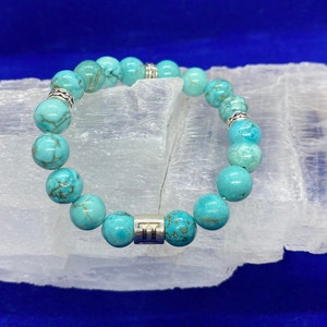 Gemini Turquoise Beaded Bracelet