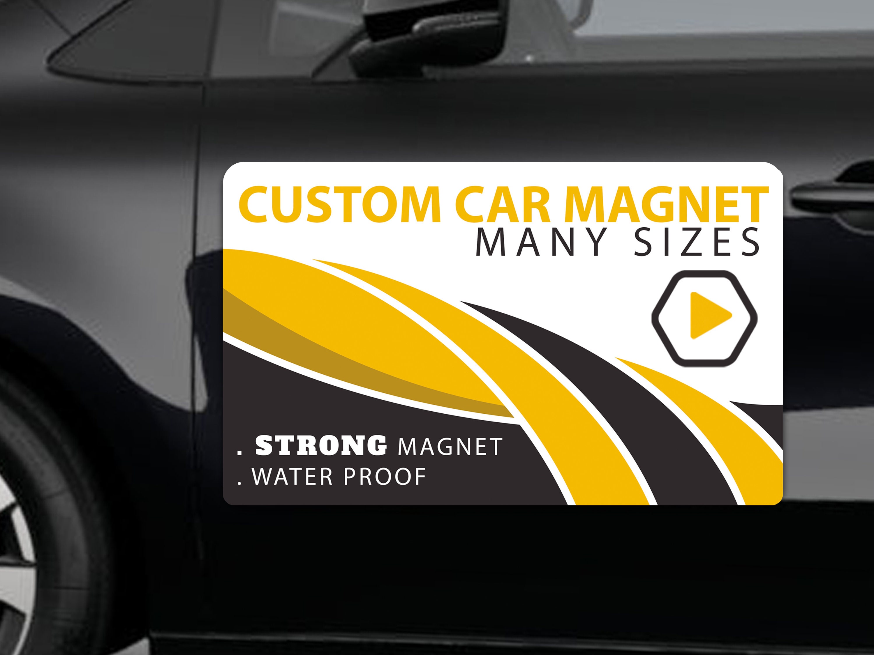 Custom Car Magnets, Car Vehicle Magnet, Car Sticker, Business Car