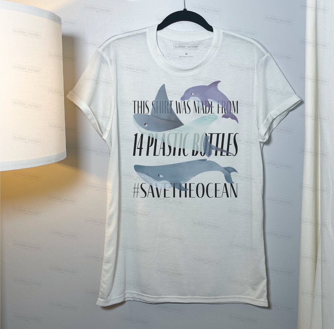 TShirt Made from Plastic Bottles 100 Recycled Polyester RPET Etsy