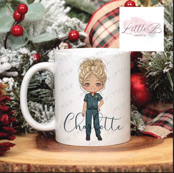 Personalised Paramedic Mug, Paramedic Gift, Student Paramedic Gift, Ambulance Crew Gift, Custom Name Mug, 11oz Ceramic Mug