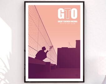 CARTEL A3 || Gran maestro Onizuka - Manga Shonen GTO