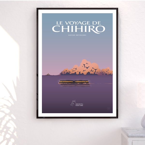 AFFICHE A3 || Le Voyage de Chihiro - MIYAZAKI Studio Ghibli