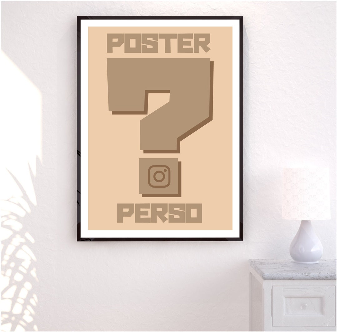 A3 POSTER || Personalized Poster (see My Instagram @manda_poster) - Etsy