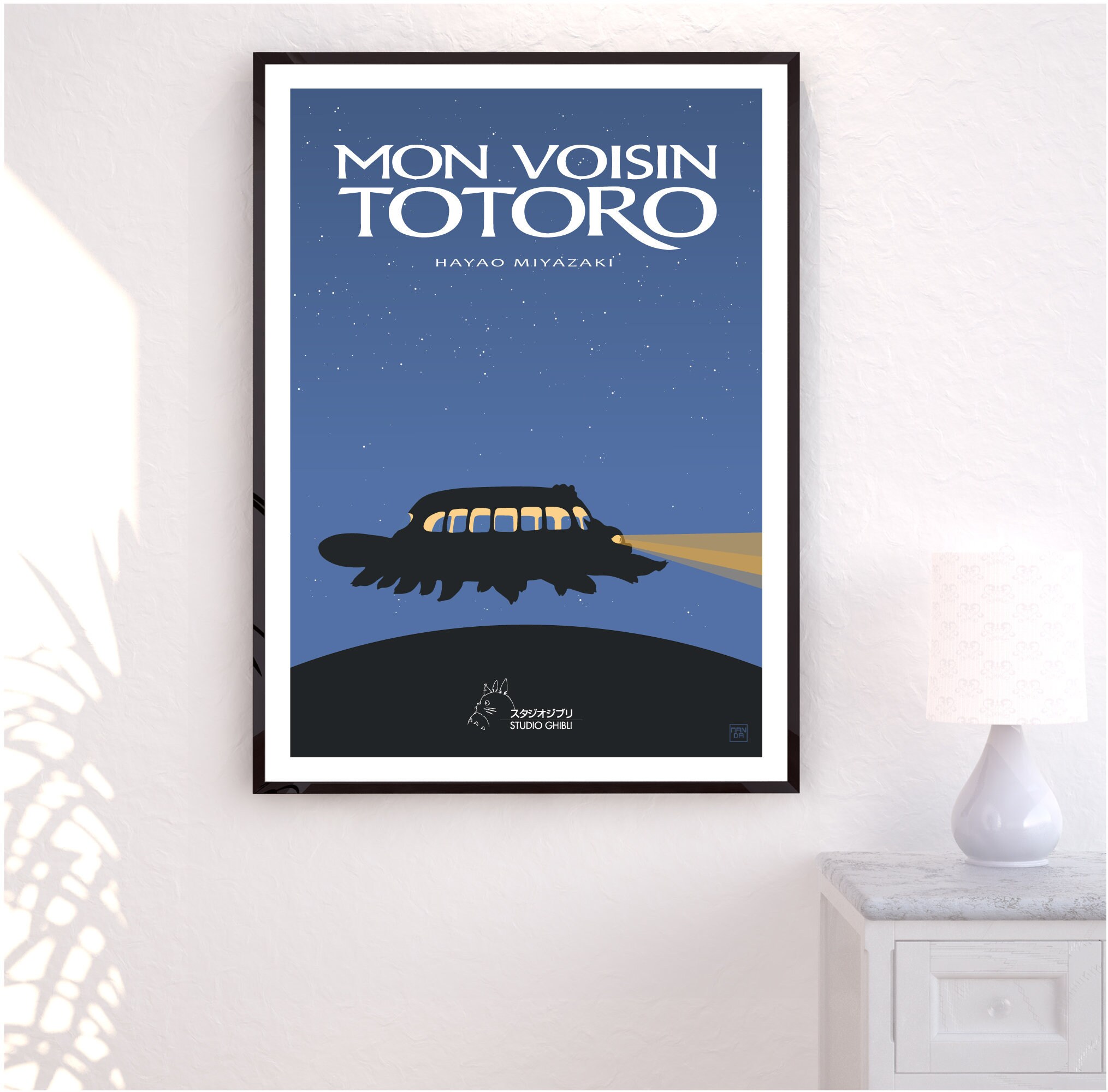Affiche A3 || Mon Voisin Totoro - Film Miyazaki Studio Ghibli