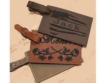 Leather Luggage Tags