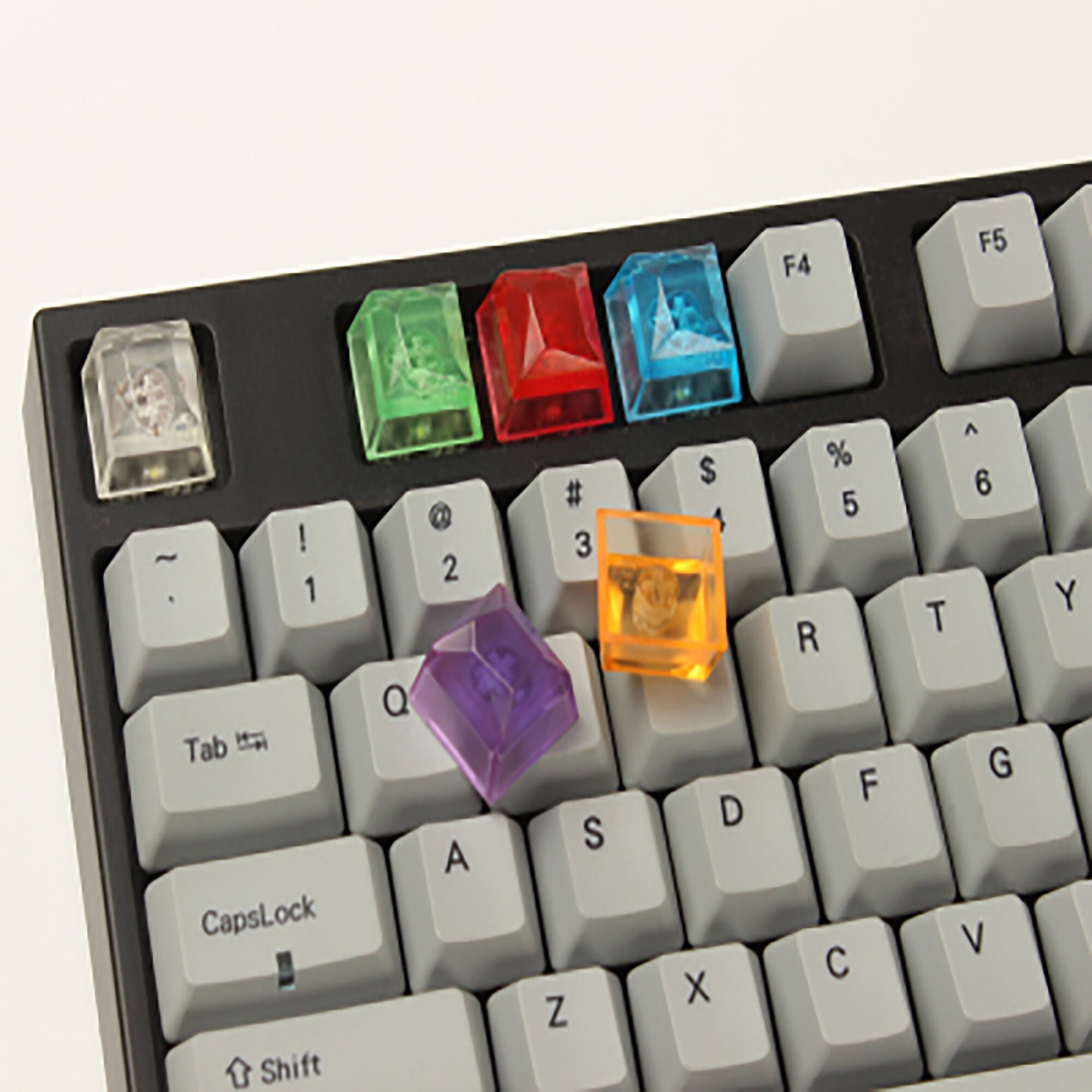 translucent purple keycaps translucent purple keycaps