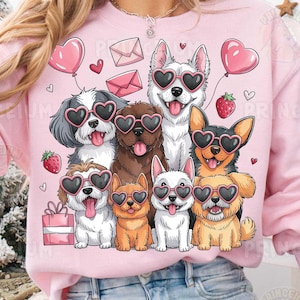 Valentijn hond png, hond Valentijn png, Valentijnsdag png, hondendag, dierenliefhebber png, schattige liefde Xoxo Valentine png, sublimatieontwerpen