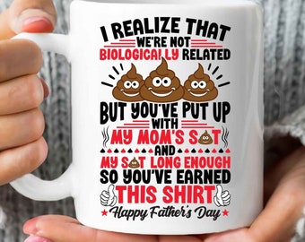 Mi rendo conto che non siamo biologicamente Png, Buona festa del papà Png, Regalo per la festa del papà, Design per sublimazione Download digitale