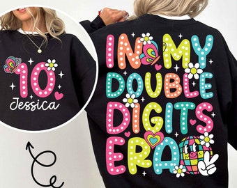 En mi era de dos dígitos PNG, Era de dos dígitos Png, Diez cumpleaños Png, Dos dígitos, Cumpleaños de niño y niña, Décimo cumpleaños PNG, Cumpleaños personalizado