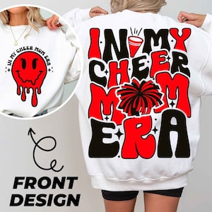 In My Cheer Mom Era SVG, Cheer Mom Svg, American Football SVG, Cheer Mom Life, Cheerleader Shirt, Cheerleading SVG