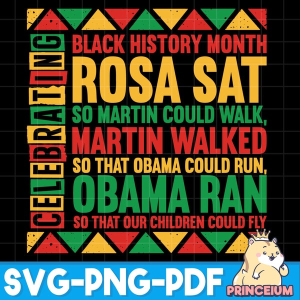 Black History Month Rosa Sat So Martin Could Walk Black History Culture, Juneteenth 1865 Png, Black Live Matter, Black History Month Png