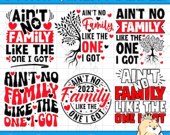 Ain't No Family Like The One I Got | Family Reunion Saying | Family Reunion SVG