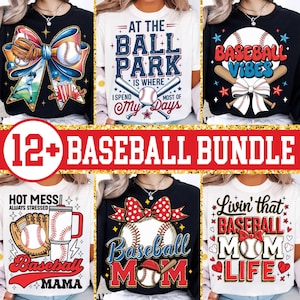 Retro Baseball Bundle Png, Baseball Kokette, Spieltag Png, Baseball Bogen Png, Baseball Mama PNG, Hot Messimmer gesegnet, Sublimationsdesign
