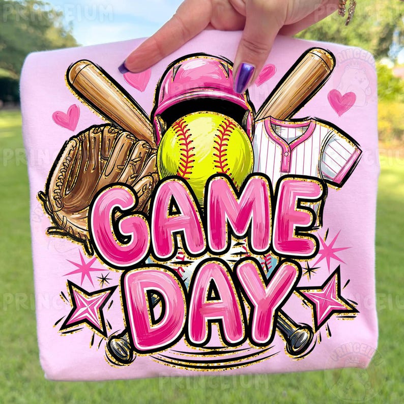 Game Day Softball PNG
