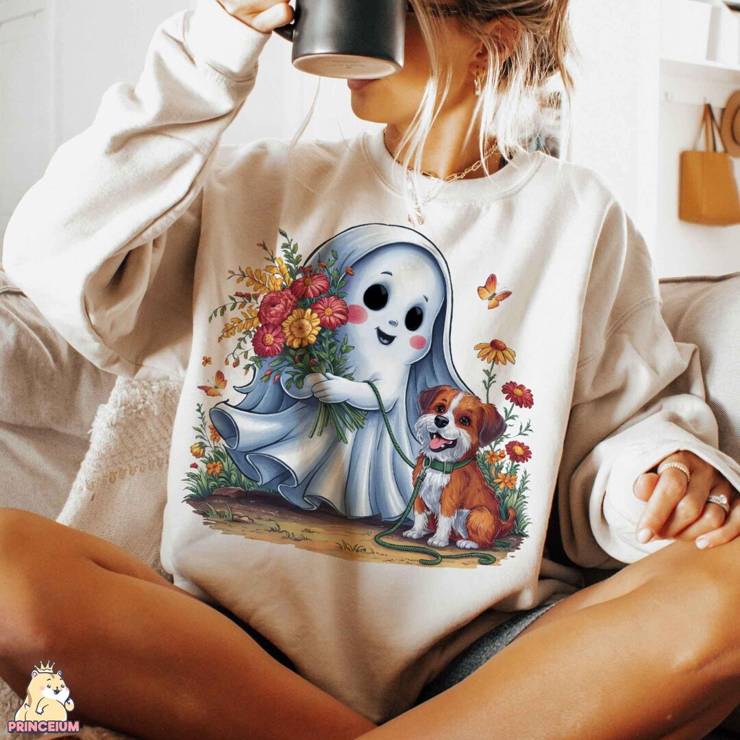 Cute Ghost Dog Png, Halloween Dog Png, Dog Lover Png, Spooky Season Png ...