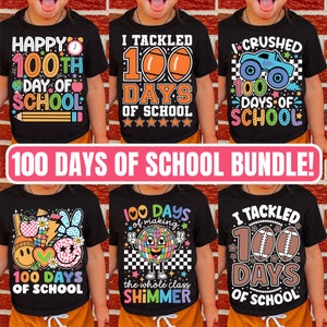 100 Days of School Svg Bundle, 100th Day of School Svg, 100 Days Svg, Teacher Svg, Sport Svg, School Shirt svg School Svg, Cricut Cut files